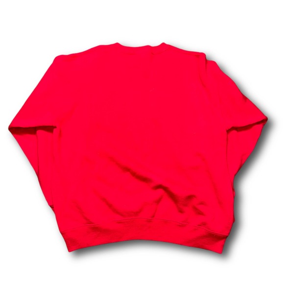 Hard Rock Café Los Angelos 90s Vintage Red Crewneck Sweater - Picture 2 of 5